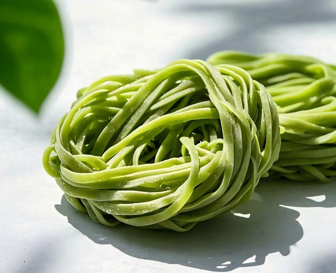 菠菜幼麵 (手工麵)