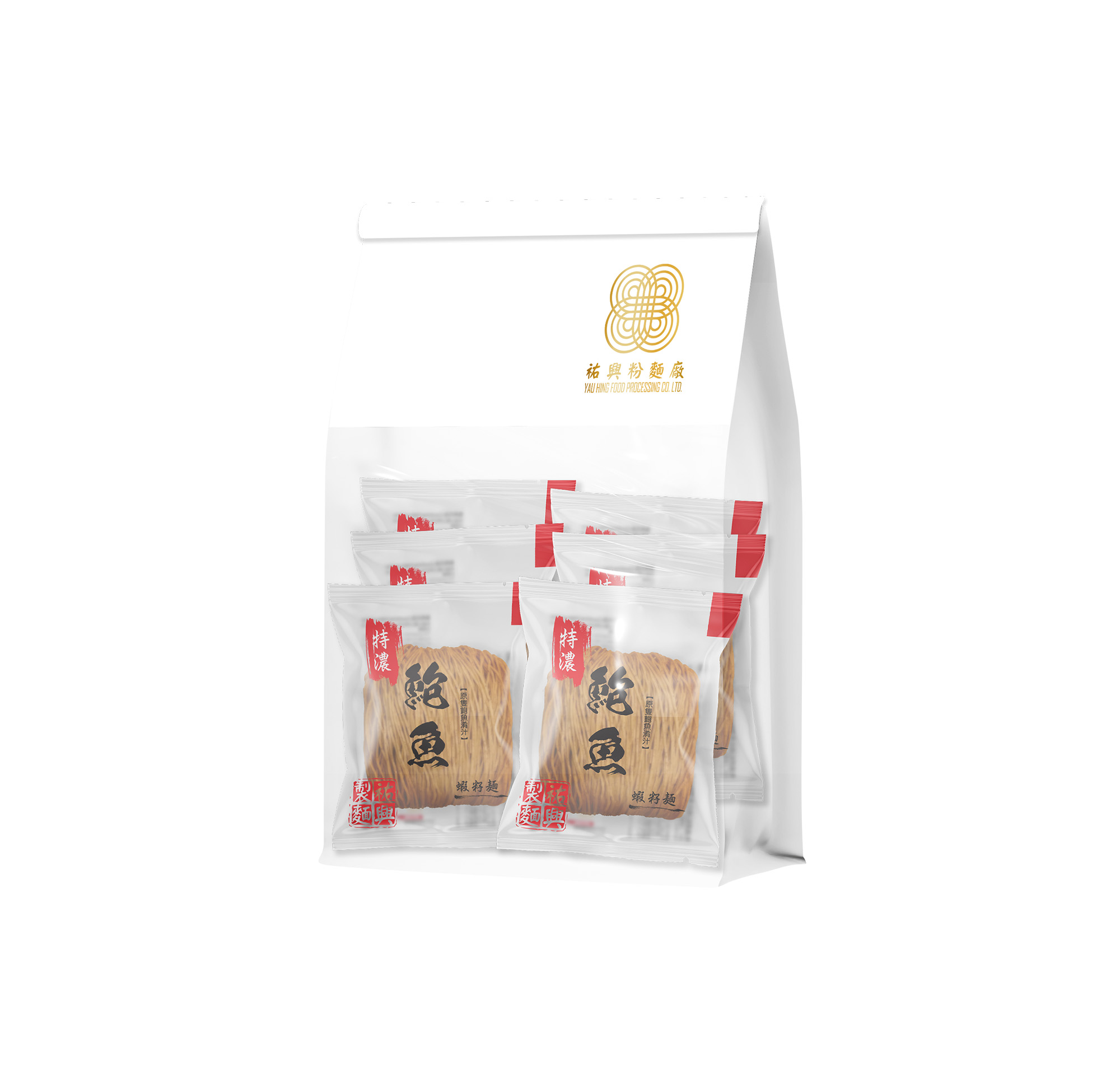 鮑魚蝦籽麵 (幼)