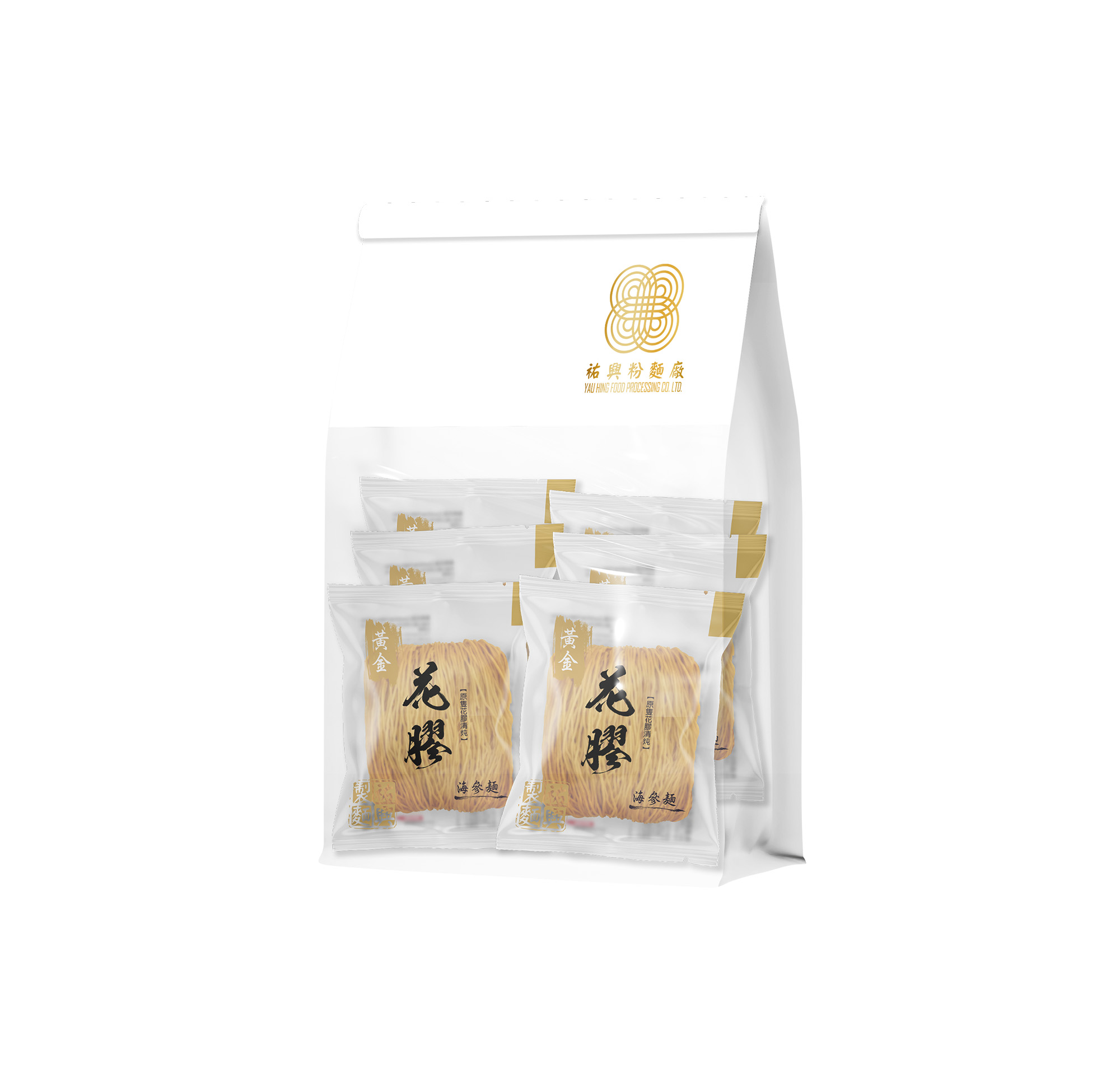 黃金花膠海參蝦籽麵